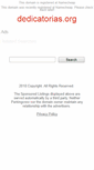 Mobile Screenshot of dedicatorias.org